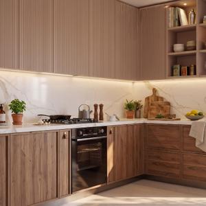 Kitchen Image of 2096 Sq.ft 4 BHK Apartment / Flat for sale in Sobha One Residences At Sobha One World Ph1 W1 And 2, Hoskote Bengaluru for Rs. 32600000