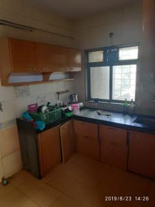 Kitchen Image of 900 Sq.ft 2 BHK Apartment / Flat for sale in Srishti Mayuresh Srishti, Bhandup West Mumbai for Rs. 13900000