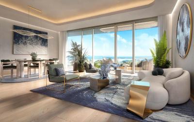 Living Room Image of 807 Sq.ft 1 BHK Apartment / Flat for sale in Deira Islands Dubai for Rs. 57792059