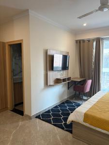 Bedroom Image of 1100 Sq.ft 1 BHK Builder Floor for rent in Sector 51 Gurgaon for Rs. 28000