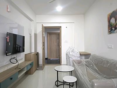 Living Room Image of 600 Sq.ft 1 BHK Apartment / Flat for rent in Brookefield Bengaluru for Rs. 35000