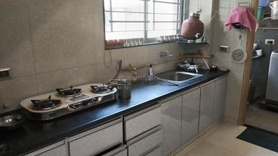 Kitchen Image of 850 Sq.ft 2 BHK Apartment / Flat for sale in Safal Parisar 1, Bopal Ahmedabad for Rs. 8000000