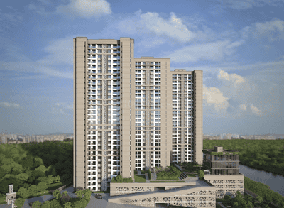 Image of 943 Sq.ft 2 BHK Apartment / Flat for sale in Godrej Aqua Vista, Keshav Nagar, Pune for Rs. 9600000
