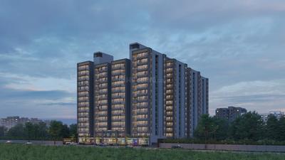 Image of 1260 Sq.ft 2 BHK Apartment / Flat for sale in Happy Uptown, South Bopal, Ahmedabad for Rs. 5598000