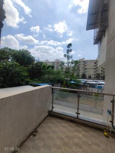 Balcony Image of 1070 Sq.ft 2 BHK Apartment / Flat for rent in Thergaon Pune for Rs. 21000
