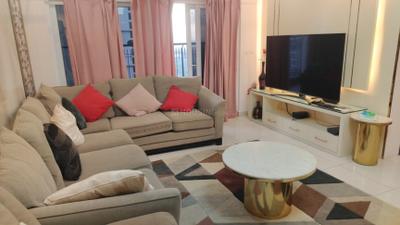 Living Room Image of 1993 Sq.ft 3.5 BHK Apartment / Flat for rent in Prestige High Fields, Financial District Hyderabad for Rs. 85000