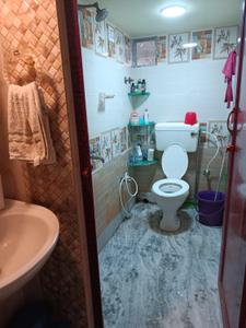 Bathroom Image of 800 Sq.ft 2 BHK Apartment / Flat for rent in Paschim Putiary Kolkata for Rs. 18000