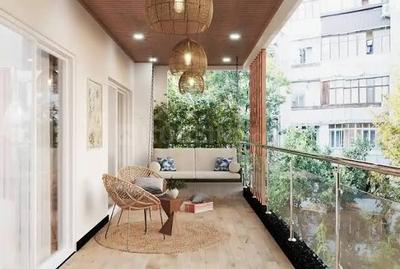 Balcony Image of 1800 Sq.ft 3 BHK Apartment / Flat for sale in Puppalaguda Hyderabad for Rs. 12700000