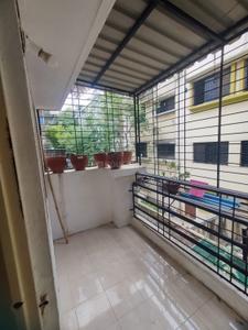Balcony Image of 600 Sq.ft 1 BHK Apartment / Flat for rent in Sai Raj Residency, Pimple Gurav Pune for Rs. 20000