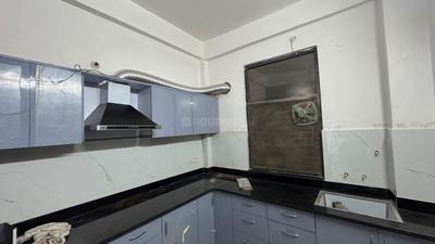 Kitchen Image of 600 Sq.ft 1.5 BHK Builder Floor for rent in Kalyanpur Kanpur for Rs. 24000
