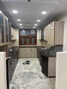 Kitchen Image of 1800 Sq.ft 3 BHK Builder Floor for rent in Gagan Vihar New Delhi for Rs. 60000