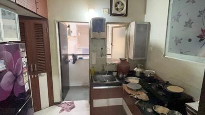 Kitchen Image of 1305 Sq.ft 2 BHK Apartment / Flat for rent in Shukan Lotus, Chandlodia Ahmedabad for Rs. 24000