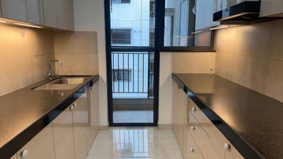 Kitchen Image of 978 Sq.ft 2 BHK Apartment / Flat for rent in Nahar Jonquille and Jamaica, Powai Mumbai for Rs. 73000