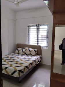 Bedroom Image of 580 Sq.ft 1 RK Apartment / Flat for rent in Kamat Galaxy, Panjim Goa for Rs. 12000