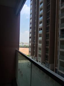 Balcony Image of 1353 Sq.ft 3 BHK Apartment / Flat for rent in Urbanrise On Cloud 33, Bachupally Hyderabad for Rs. 39000