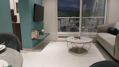 Living Room Image of 650 Sq.ft 1 BHK Apartment / Flat for sale in Ashar Pulse, Thane West Thane for Rs. 9500000