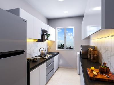 Kitchen Image of 450 Sq.ft 1 BHK Apartment / Flat for sale in Marine View, Borivali West Mumbai for Rs. 9200000