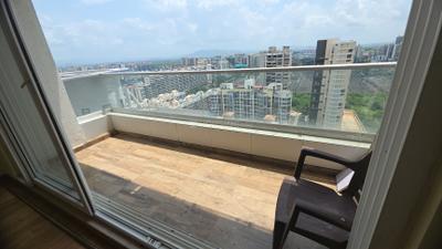 Balcony Image of 2000 Sq.ft 3 BHK Apartment / Flat for sale in Concrete Sai Saakshaat Wing E, Kharghar Navi Mumbai for Rs. 38000000