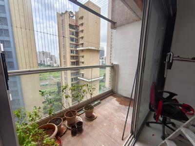 Balcony Image of 1100 Sq.ft 2 BHK Apartment / Flat for rent in Goodwill Unity, Sanpada Navi Mumbai for Rs. 65000