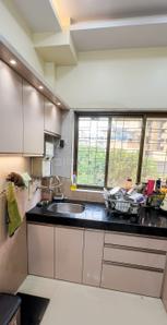 Kitchen Image of 550 Sq.ft 1 BHK Apartment / Flat for rent in Andheri West Mumbai for Rs. 45500