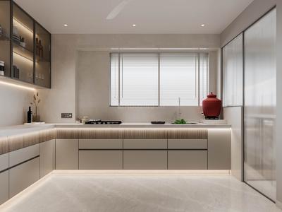 Kitchen Image of 1715 Sq.ft 3 BHK Apartment / Flat for sale in Althan Surat for Rs. 8100000