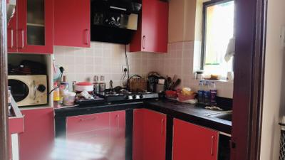 Kitchen Image of 1220 Sq.ft 3 BHK Apartment / Flat for sale in Eden Pearls, Nayabad Kolkata for Rs. 5500000