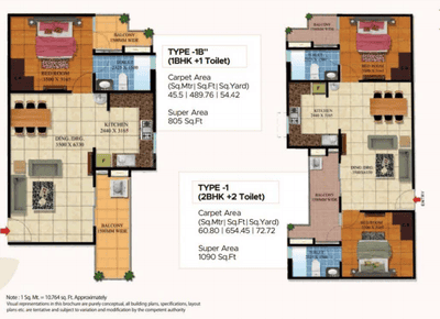 Image of 1695 Sq.ft 3 BHK Independent House for sale in Uninav Residena, Raj Nagar Extension, Ghaziabad for Rs. 13000000