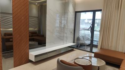 Living Room Image of 1325 Sq.ft 3 BHK Apartment / Flat for sale in Ganga Asmi, Wakad Pune for Rs. 10300000