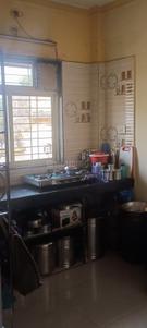 Kitchen Image of 580 Sq.ft 2 BHK Apartment / Flat for sale in Mahavir Dham, Palghar Mumbai for Rs. 2300000
