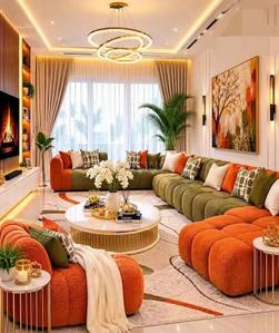 Hall Image of 1800 Sq.ft 3 BHK Duplex for sale in Kabilpore Navsari for Rs. 6500000