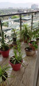 Balcony Image of 1200 Sq.ft 2 BHK Apartment / Flat for rent in Shikha Tower, Kopar Khairane Navi Mumbai for Rs. 65000