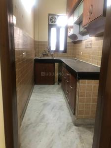 Kitchen Image of 900 Sq.ft 2 BHK Builder Floor for rent in Lajpat Nagar New Delhi for Rs. 39500