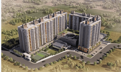 Image of 1179 Sq.ft 2 BHK Apartment / Flat for sale in Geras Joy On The Treetops, Hinjawadi Phase 3, Pune for Rs. 9500000