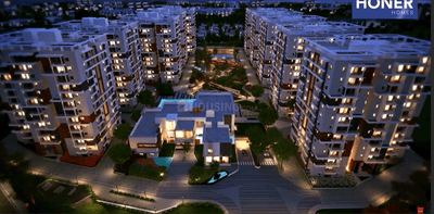 Image of 1360 Sq.ft 2 BHK Apartment / Flat for sale in Honer Vivantis, Nallagandla, Hyderabad for Rs. 12200000
