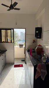 Kitchen Image of 655 Sq.ft 2 BHK Apartment / Flat for sale in Yogeshwar Swarnim Sky, Bhayli Vadodara for Rs. 3900000