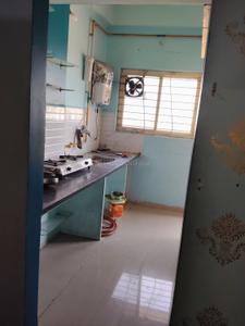 Kitchen Image of 450 Sq.ft 1 RK Apartment / Flat for rent in Barjatya Pearl Galaxy, Bhicholi Mardana Indore for Rs. 9000