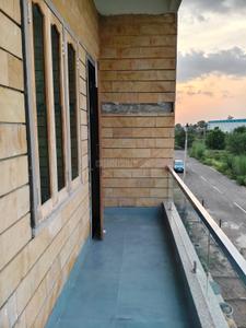 Balcony Image of 1302 Sq.ft 4 BHK Builder Floor for rent in GHP Eden Garden, Grand Sikar Road Jaipur for Rs. 16000
