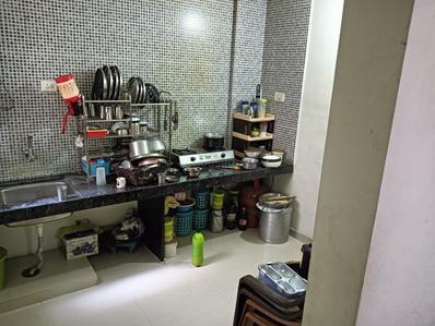 Kitchen Image of 618 Sq.ft 1 BHK Apartment / Flat for sale in Wagholi Pune for Rs. 4300000