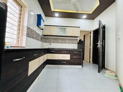 Kitchen Image of 896 Sq.ft 1 RK Apartment / Flat for rent in  Bageshree, Satellite Ahmedabad for Rs. 25000