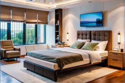 Bedroom Image of 395 Sq.ft 1 BHK Apartment / Flat for sale in Vikhroli East Mumbai for Rs. 7800000