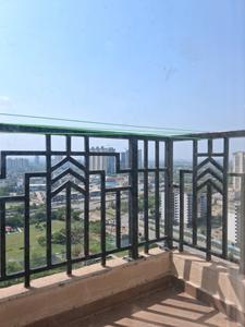Bedroom Three Image of 1395 Sq.ft 3 BHK Apartment / Flat for rent in ACE Parkway, Sector 150 Noida for Rs. 39000