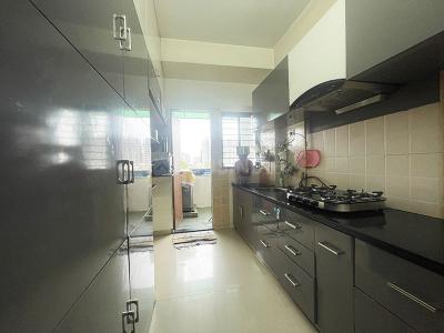 Kitchen Image of 1125 Sq.ft 2 BHK Apartment / Flat for sale in Jivrajpark Ahmedabad for Rs. 6100000