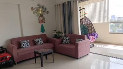 Living Room Image of 1130 Sq.ft 2 BHK Apartment / Flat for sale in Sukhwani Skylines, Wakad Pune for Rs. 10500000