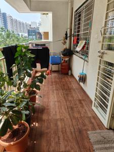 Balcony Image of 1200 Sq.ft 2.5 BHK Apartment / Flat for rent in Bharat The Province, Punawale Pune for Rs. 26000