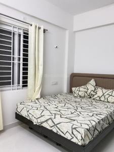 Bedroom Image of 1200 Sq.ft 2 BHK Builder Floor for rent in HSR Layout Bengaluru for Rs. 47000
