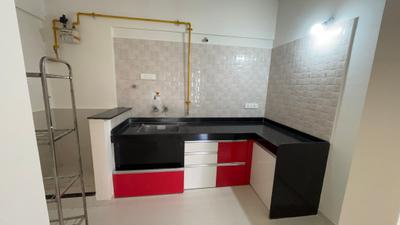 Kitchen Image of 850 Sq.ft 2 BHK Apartment / Flat for rent in Nyati Elan, Wagholi Pune for Rs. 22000