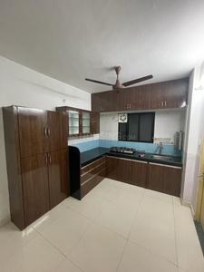 Kitchen Image of 690 Sq.ft 1 BHK Apartment / Flat for rent in Atharva Garden, Kharadi Pune for Rs. 24000