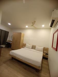 Bedroom Image of 1000 Sq.ft 1 RK Builder Floor for rent in Vijay Nagar Indore for Rs. 11000