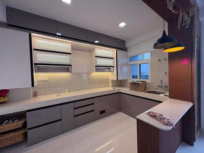 Kitchen Image of 1699 Sq.ft 3 BHK Apartment / Flat for rent in Bariatu Ranchi for Rs. 25999
