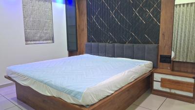 Bedroom Image of 1890 Sq.ft 3 BHK Apartment / Flat for rent in Avirat Silver Gardenia, Gota Ahmedabad for Rs. 38000